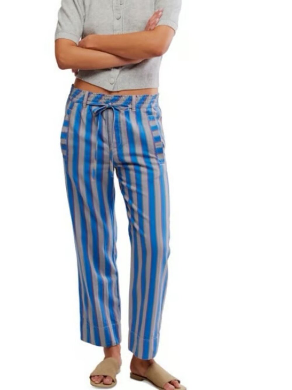 Free People Marielle Pull‑On Trousers NWT Women’s Large L (12‑14)  - B173